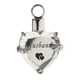 thumbnail image 2 of 1 Pieza Hombres Mujeres Colgante de Plata en apariencia de de Cristal Hecho de material acero Inoxidable Colgante de cineraria cineraria cineraria de Ceniza Sin Cadena Marido, 2 of 9