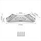 thumbnail image 3 of Conector de Esquina para Muebles de Ángulo de Acero Soporte de Esquina para Estante Soporte para Gabinete de Silla de Ángulo Universal, 3 of 6