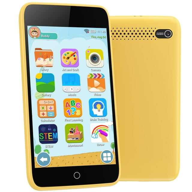 Teléfono inteligente para niños orantronx para niños y niñas de 3 a 12 años con juegos