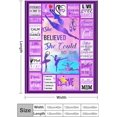 thumbnail image 3 of LHSHID Ballet's Blanket Dancer Gifts Throw Blanket Ultra Soft Inspirational Birthday Gifts Flannel Blankets for Girls Teens Kids Bed All Season Cozy Blanket Blanket, 3 of 7