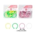 thumbnail image 4 of 32Pcs Household Book Rings Portable Book Binder Circles Convenient Book Circles (Random Color), 4 of 8