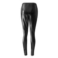 thumbnail image 6 of ASFGIMUJ Women's Leather Leggings High Waisted Stretchy Shiny Pants, 6 of 6