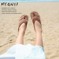 thumbnail image 2 of MEGNYA Orthotic Flip Flops For Women,Plantar Fasciitis Sandals For Flat Feet with Arch Support Thong Style Flip Flops Sandals for Comfortable Walk, 2 of 6