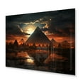 thumbnail image 2 of Designart "Mystical Sphinx in Egypt" Egypt Metal Wall Decor, 2 of 5