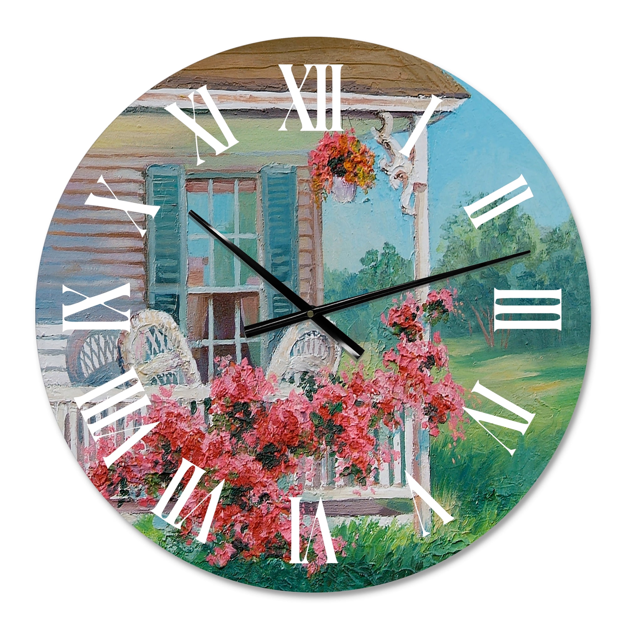 Designart 1 in Quartz Traditional Wall Clock