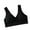 Black, variant on Bigersell Sports Bras Women Plus Size Padded Bra Solid Wireless Bras No Underwire Solid Color Ladies Bralette Yoga Workout Bra Underwear Pull On Everyday Bras Beige 6XL