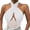 White, variant on ZIXKCGDSE Halter Tops for Women Fashion Hollow Crop Top Summer Going Out Party Clubbing Size XS