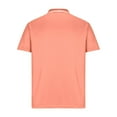 thumbnail image 5 of Zylanna Men's Button Polo Shirts Tee, Turndown Collar Summer Solid Color Short Sleeve Casual Pullover for Men Pink Size 2XL, 5 of 6