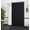 Black, variant on DecoSource - 1 Extra Wide Premium Patio Panel - 102 Inch Wide - 96" Long - 16 Grommets - Ideal for Sliding and Patio Doors - Thermal Insulated Blackout Curtain 102" x 96", Light Grey