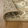 thumbnail image 4 of Floral Medallion Indoor Area Rug, 4' x 6', Beige by BNM, 4 of 5