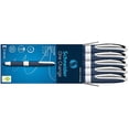 thumbnail image 6 of Schneider One Change Rollerball Pen, Refillable, 0.6 mm Ultra-Smooth Tip, Blue/White Barrel, Blue Ink, Box of 5 Pens (183703), 6 of 8