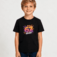 thumbnail image 2 of Boys Graphic T Shirt Six Seven Graffiti Number Short Sleeve Tee Sixth Birthday Party Style 100% Cotton Soft Kids Tops 4-13Y, 2 of 5