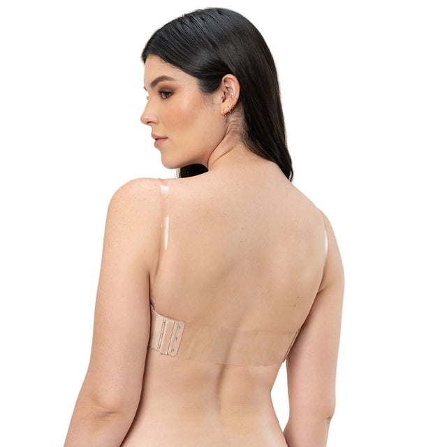 Paquete de Brasier Adda Lingerie Modelo BC-1001, Estilo Espalda Transparente, Colores surtidos
