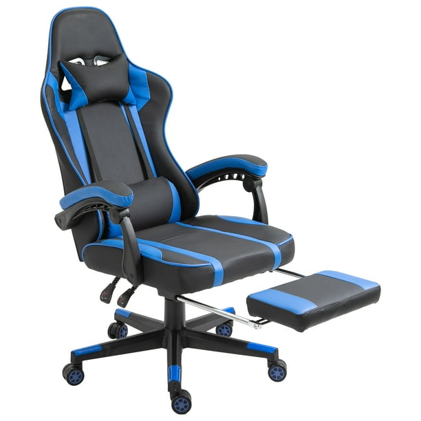 Vinsetto Office Gaming Chair Leather Covered Racing Style Reclining