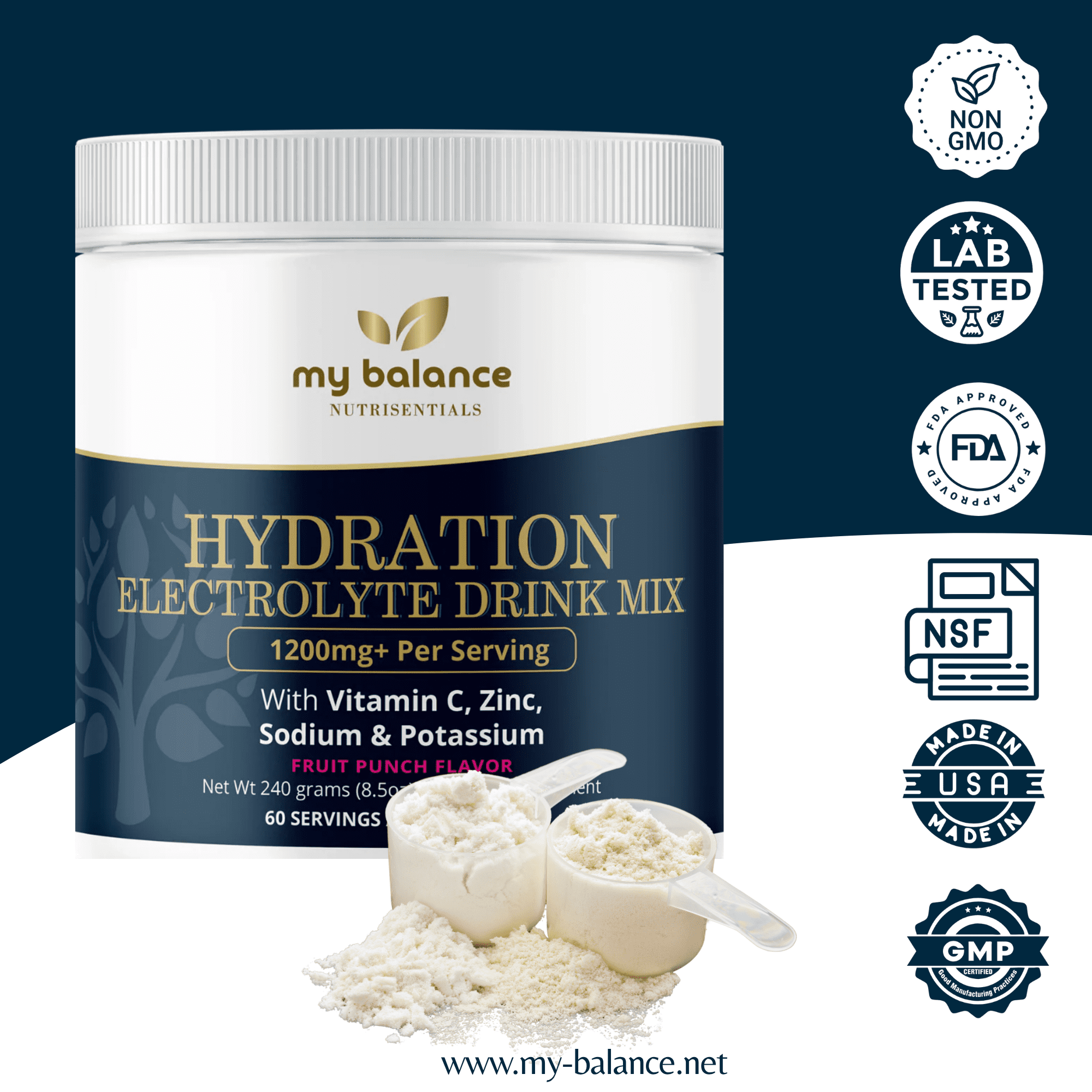 Hydration Electrolyte Drink Mix