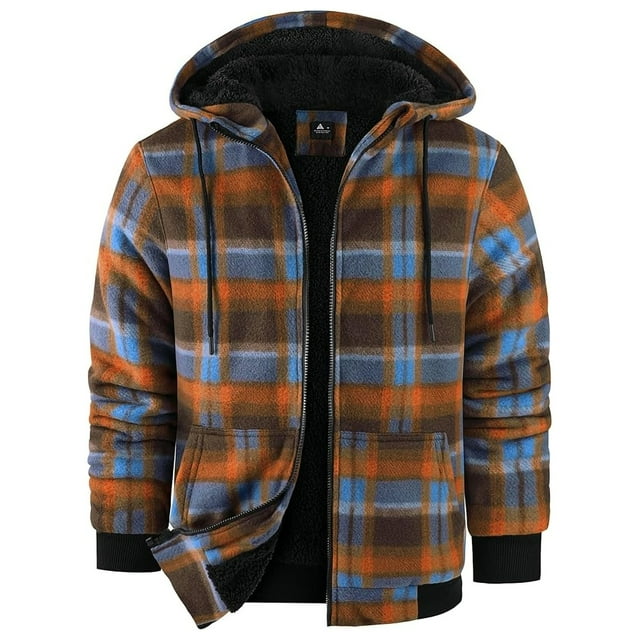 Ceisia Men Solid Color Long Sleeve Zippered Hooded Sporty Casual Daily Gift Outdoor Athletic Top