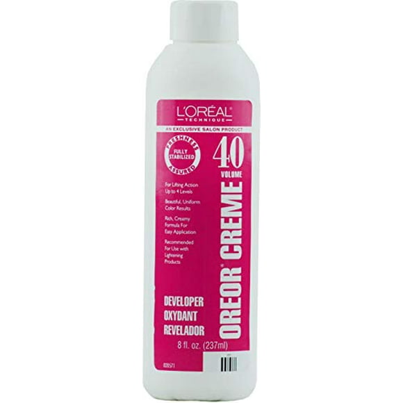 LOreal Oreor Creme 40 Volume Developer, 8 oz