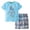 Z-A01-Sky Blue, variant on Leey-World Toddler Boy Clothes Cartoon Cotton Summer Short Sleeve T-Shirt and Shorts Kids Outfit Set 2-7 Year Kids Outfit Sets Boys 5t(Red,6-7 Years)