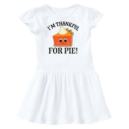 

Inktastic Thanksgiving Pumpkin Pie Gift Toddler Girl Dress