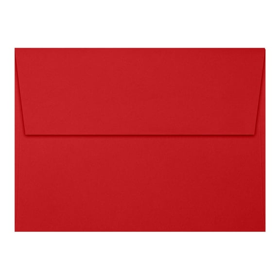 LUXPaper A7 Invitation Envelopes, 5 1/4 x 7 1/4, Ruby Red, 50/Pack