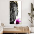 thumbnail image 3 of Elephant Stock Buddha Head Wall Art - People Canvas Canvas - 27" x 54", 3 of 8