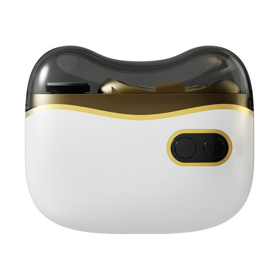 2-in-1 Automatic Electric Nail Clipper, Electric Nail Trimmer Clippers for Fingers and Toes with 2 Adjustable Speeds, Automatic Nail Trimmer & Polisher with LED Light (white)