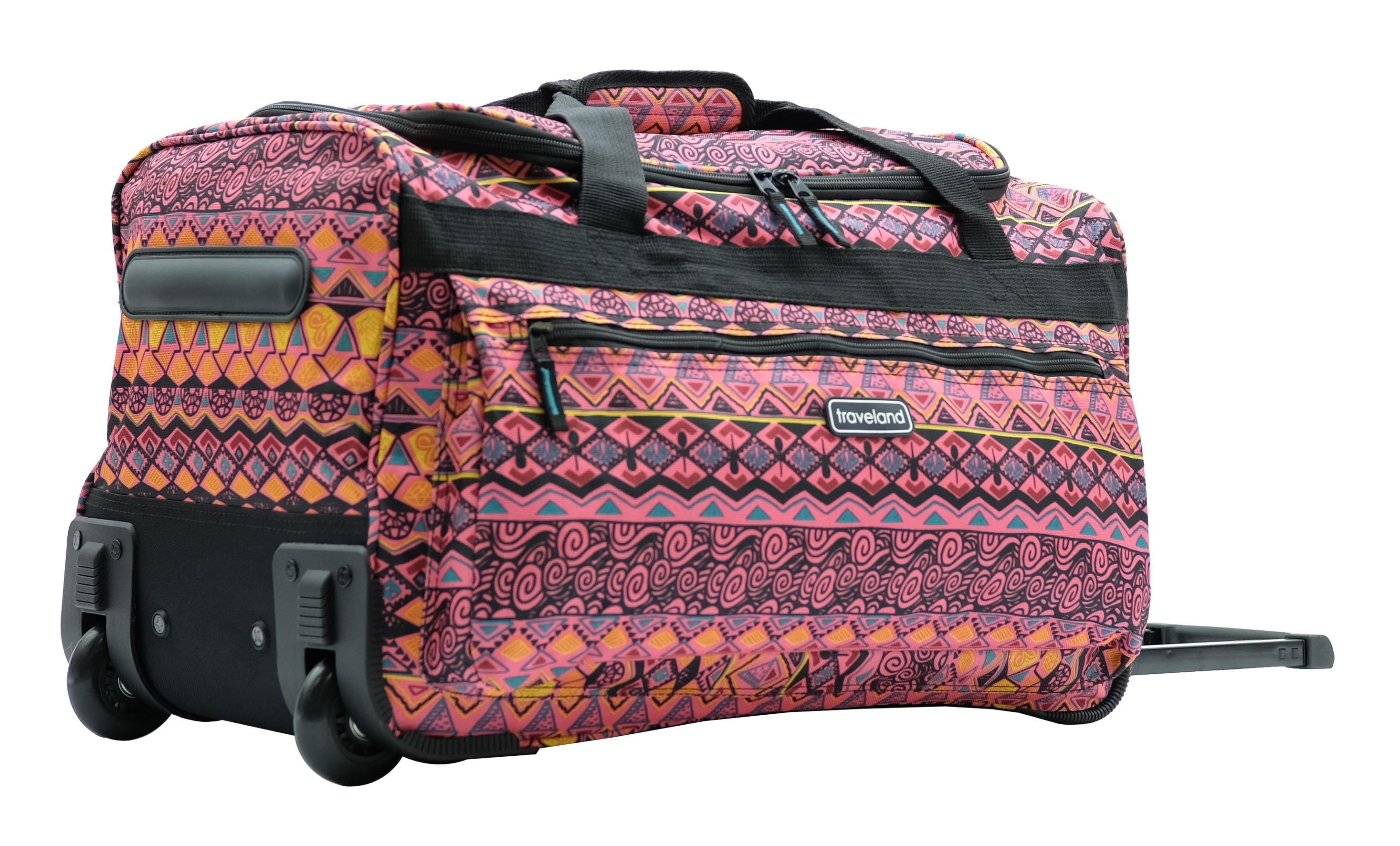 26" MULTI-POCKETS ROLLING DUFFEL BAG-GEOMETRY