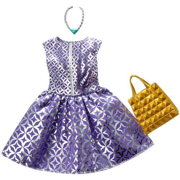 Barbie Trendy Purple Dress Fashion Pack #1 - Walmart.com - Walmart.com