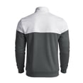 thumbnail image 6 of BVnarty Men's Color Block Quarter Zip Stand Collar Loose Sweatshirt, Athletic Pullover for Mild Autumn Sports Wear and Multi-Occasion Daily Layering Dark Gray XXXL, 6 of 8