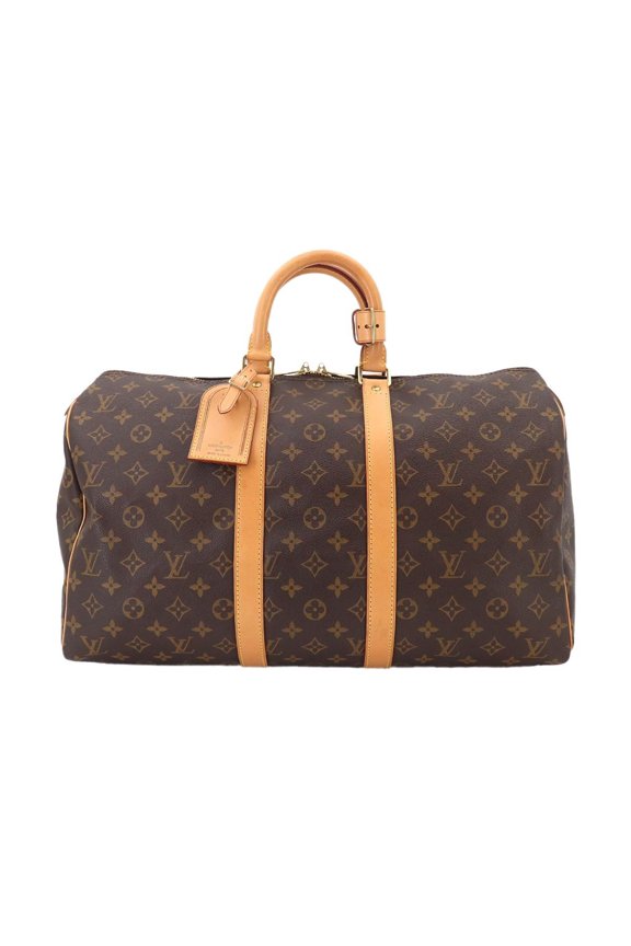 Pre-Owned Louis Vuitton Keepall 45 Monogram Boston Handbag Brown M41428