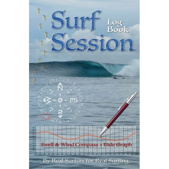 Surf Session Log Book (Paperback)
