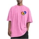 thumbnail image 2 of Tops para hombre, blusas y camisas de cuello redondo y manga corta para hombre, camisetas deportivas informales con estampado desgastado para hombre, blusas de cuello redondo y manga corta para hombre, 2 of 5