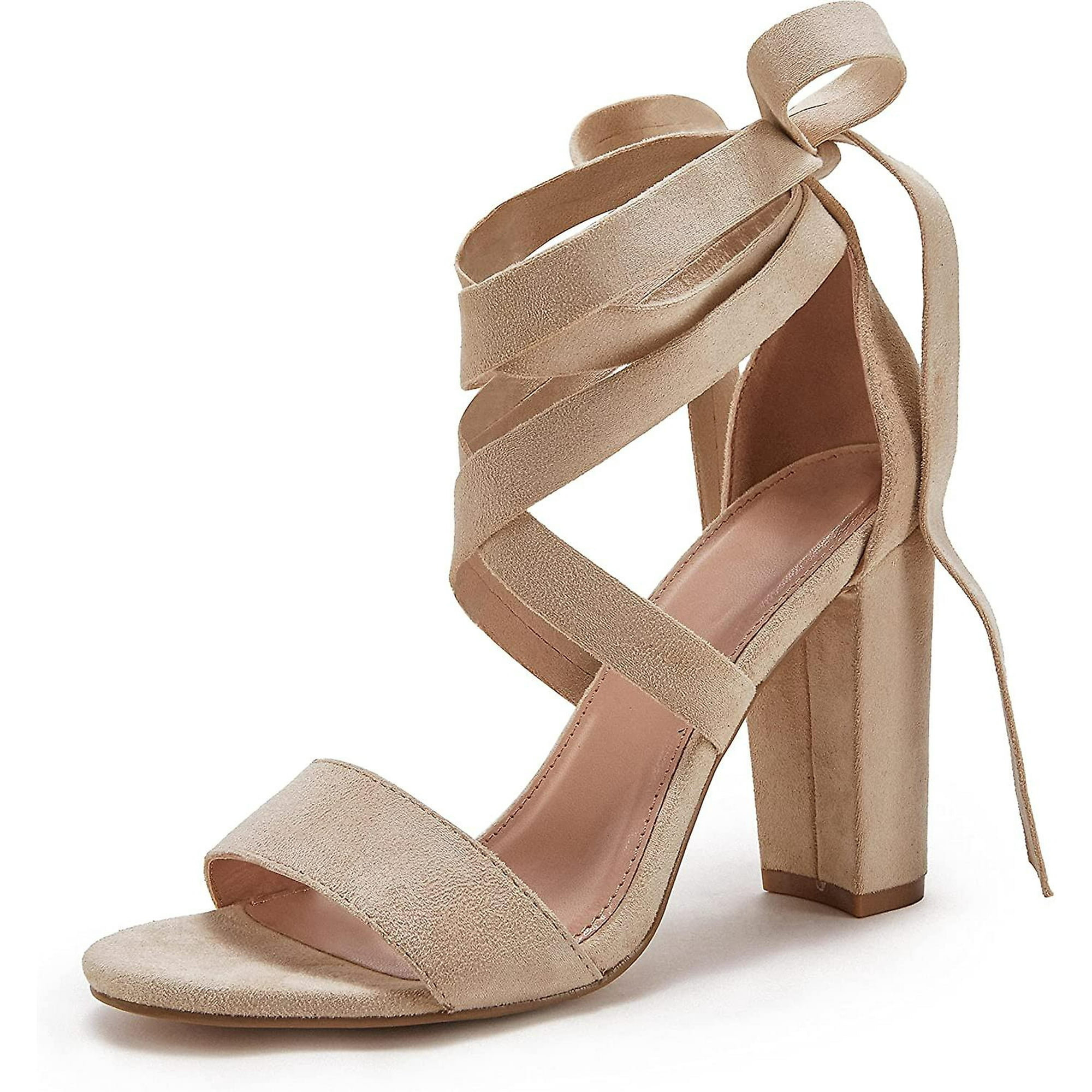 Ankle lace heels sale