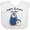 AA-White, variant on Inktastic Happy Birthday, Uncle Cute Penguins Boys or Girls Baby Bib