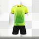 thumbnail image 4 of Odeerbi Niños Niñas Rápido Seco Juego de Entrenamiento de Fútbol Gradiente Geométrico Cuello En V Camiseta Shorts Conjunto Atlético Para 5-17 Años, 4 of 7