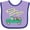 Lavender and Purple, variant on Inktastic Have a Very Hoppy Easter Green Bunny Truck Boys or Girls Baby Bib