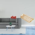 thumbnail image 2 of Abanicos plegables festivos,Decoraciones de abanicos de papel para el Año Nuevo Chino 2025,Bandeja para servir,Bandeja rectangular para servir en la cocina con asa,Bandeja de almacenamiento, 2 of 8