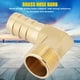 thumbnail image 3 of Conector de manguera de latón accesorio de tubería de latón de latón fácil de usar conveniente para reemplazar Fácil de instalar para manguera de agua ANGGREK Otros, 3 of 8