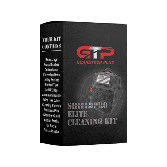 GuardTech Plus ShieldPro Elite Gun Cleaning Kit in Tactical Molle Style Bag