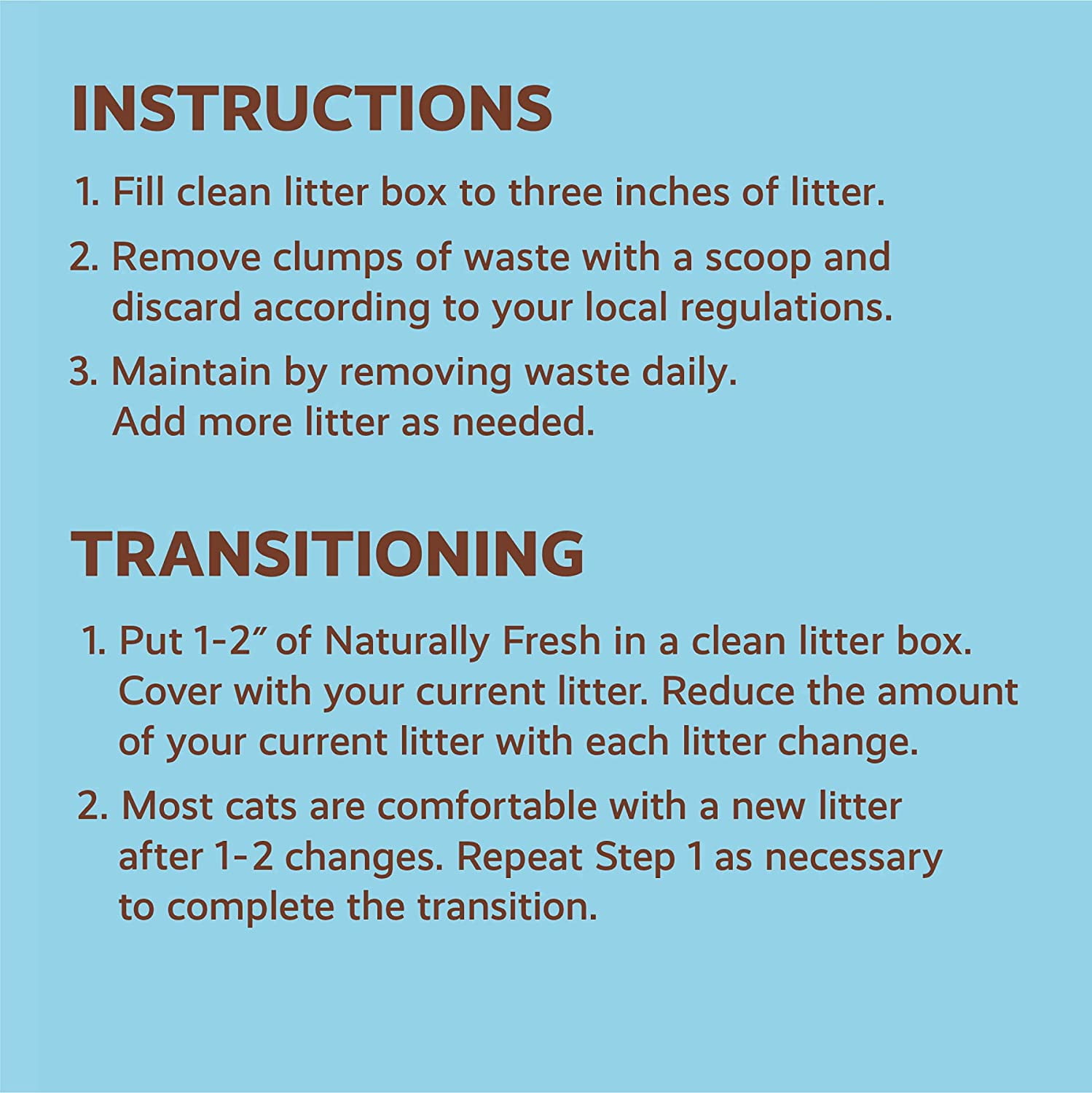 Naturally Fresh Multi Cat Litter, 40 lb. Bag.