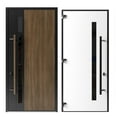 thumbnail image 4 of Front Exterior Prehung Steel Door / Dekton 0163 Venezia Noce / Entry Metal Modern Painted W36x96 Left-hand, 4 of 7