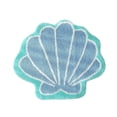 thumbnail image 2 of CaiYueKe Seashells Bathroom Rug, Bathroom Rugs, Ocean Decor Shell Bath Mat Gifts, Cute Seashell Shaped Bath Rugs for Sea Room Decor, Machine Washable & Non-Slip Bath Mat, 16x16 Inch, 2 of 7