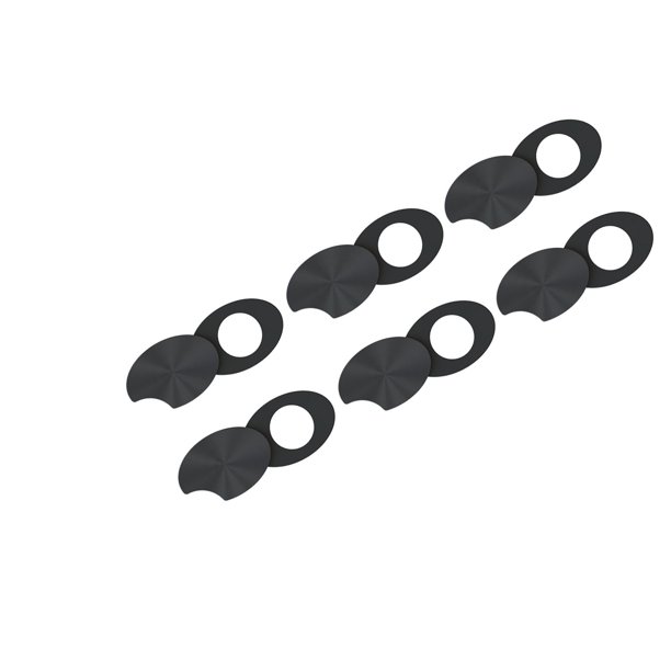 Pegatinas De Bloqueo De Luz LED Para Gafas Inteligentes, Aptas Para Meta Deslizante, Adhesivo Reutilizable, Cubierta Para Cámara De Gafas, Color Negro