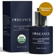 Organic Retinol Bakuchiol Serum for Face with Jojoba Oil, Anti Aging Collagen Booster Serum by PUREANCE