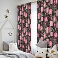 thumbnail image 5 of Pioneer Flower Floral Print Pattern Teens Curtains,Teens Insulated Curtains Set Of 2,Bedroom Essentials,Toddler Room Decor 52"x84", 5 of 5