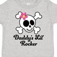 thumbnail image 4 of Inktastic Daddy's Little Rocker Skull Girls Toddler T-Shirt, 4 of 5