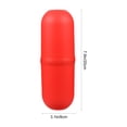 thumbnail image 2 of WHAMVOX 1Pack Toothpaste Toothbrush Cup Red 20X8cm Plastic Storage Case for Toothbrushes, 2 of 8