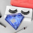 thumbnail image 4 of Miangastore 2Pcs False Eyelash Storage Boxes Diamond Shaped Fake Eyelash Packing Boxes, 4 of 9