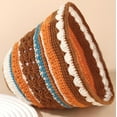 thumbnail image 4 of YooGuoGuo Women Fashion Crochet Bucket Hat Cute Knit Fisherman Caps for Outdoor Fall Spring Striped Beanies Cloche Hats, 4 of 8