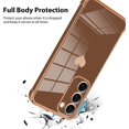 thumbnail image 3 of for Samsung Galaxy S23 Plus 5G Case Heart Plating Electroplate Luxury Elegant Case Camera Protector Soft TPU Shockproof Protective Corner Back Cover Galaxy S23 Plus 5G Case -Brown, 3 of 11